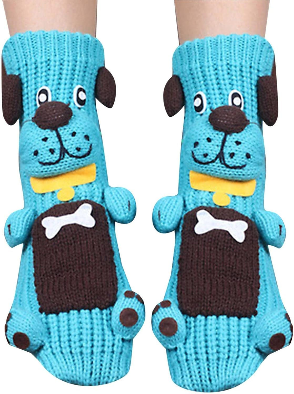 Women'S Christmas Socks, Sleep Socks, Cute Socks, Three-Dimensional Cartoon Woolen Socks, Thickened Winter Warm Socks