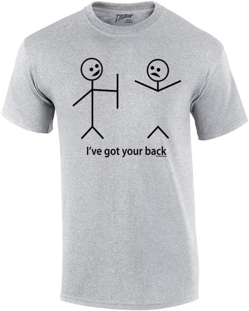 Funny Short Sleeve T-Shirt Stick Figures Humorous Sarcastic Phrases Novelty Short Sleeve T-Shirt