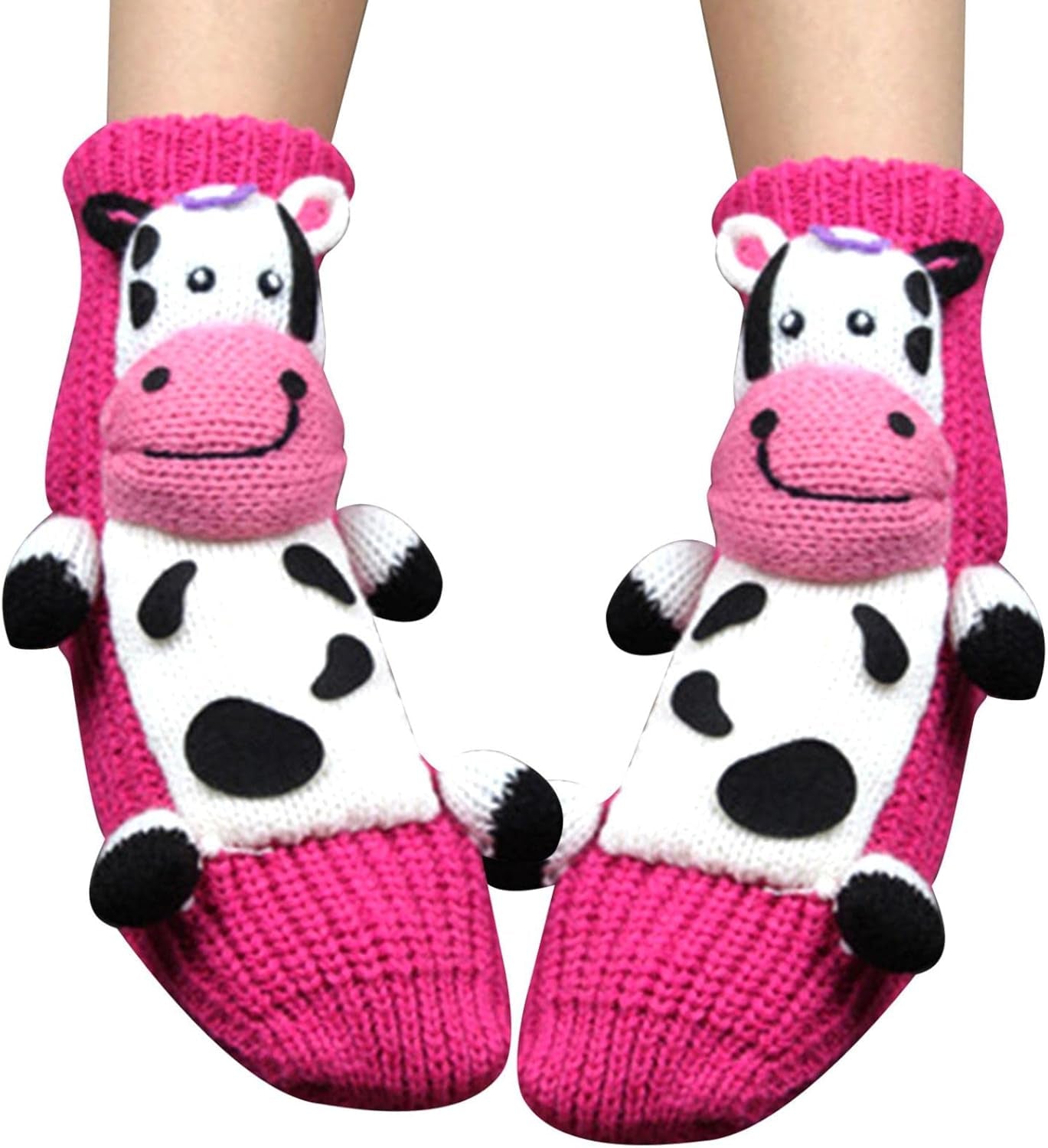 Women'S Christmas Socks, Sleep Socks, Cute Socks, Three-Dimensional Cartoon Woolen Socks, Thickened Winter Warm Socks