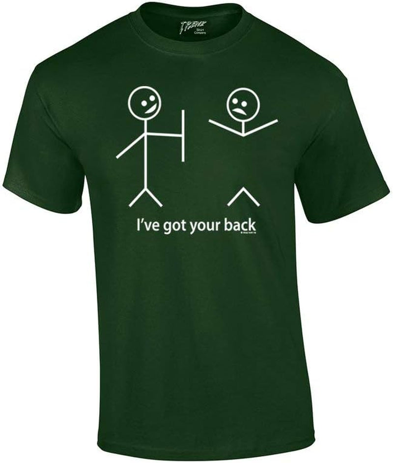 Funny Short Sleeve T-Shirt Stick Figures Humorous Sarcastic Phrases Novelty Short Sleeve T-Shirt